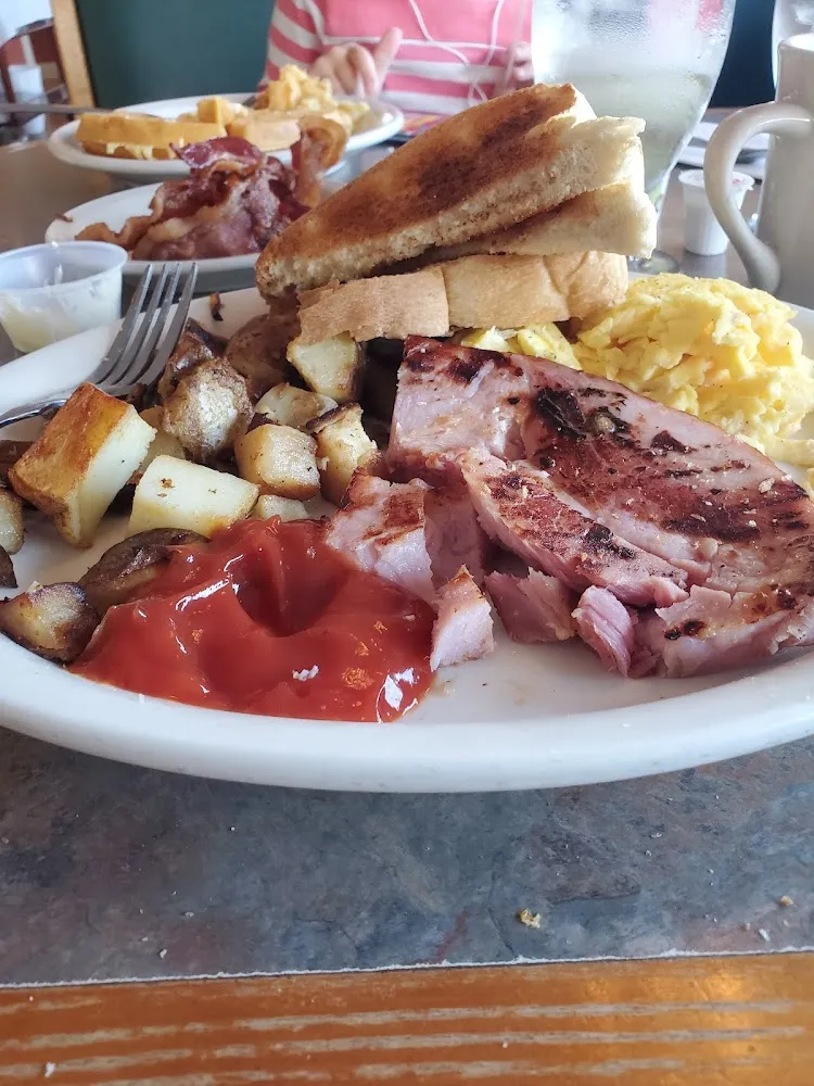 2 Eggs Ham Home Fried Potatoes